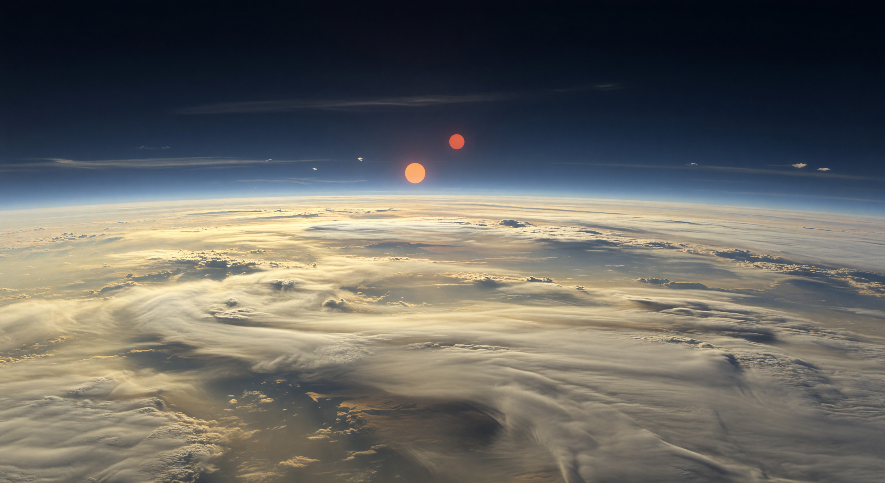 Dual Sunrise Cloud Ocean