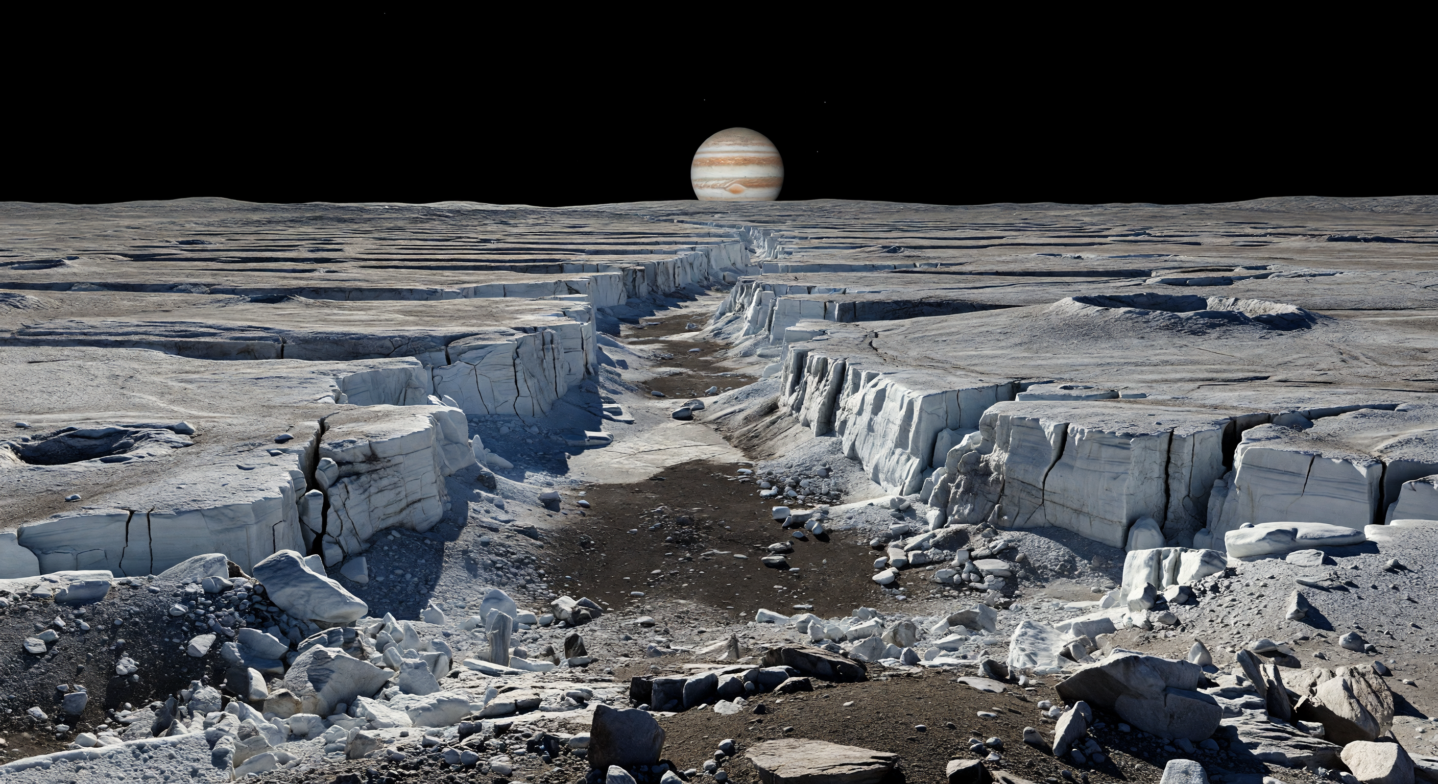 Frozen Tectonic Rift