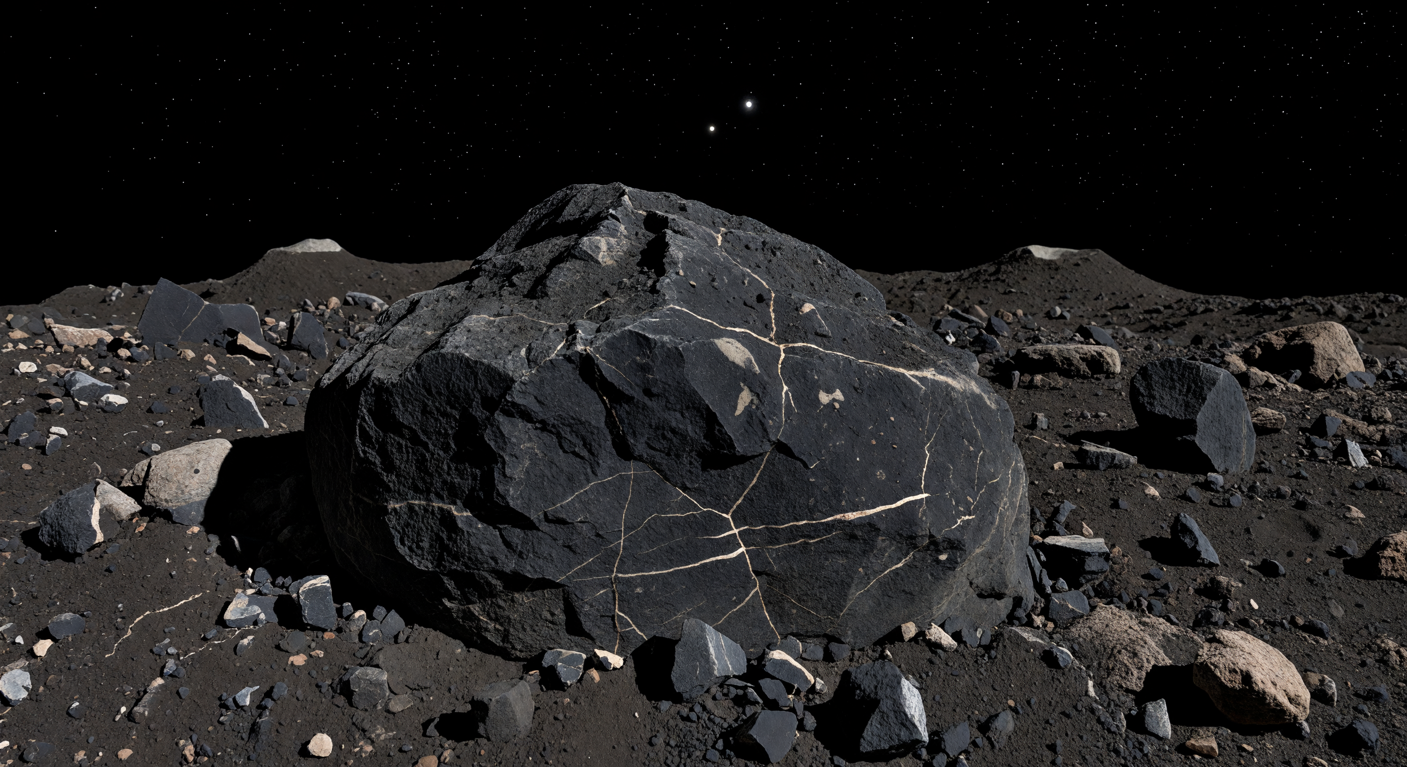 Fractured Giant Boulder