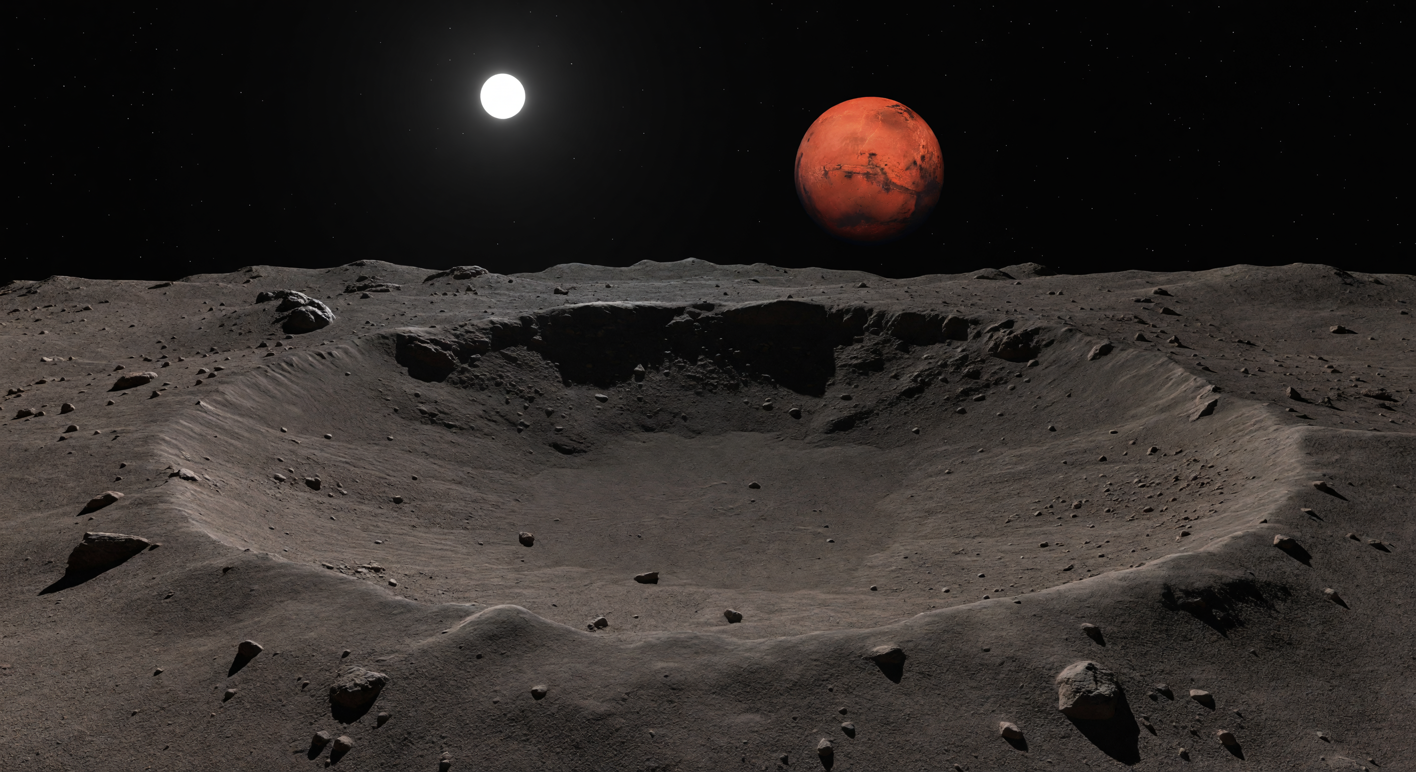 Infilled Crater Floor