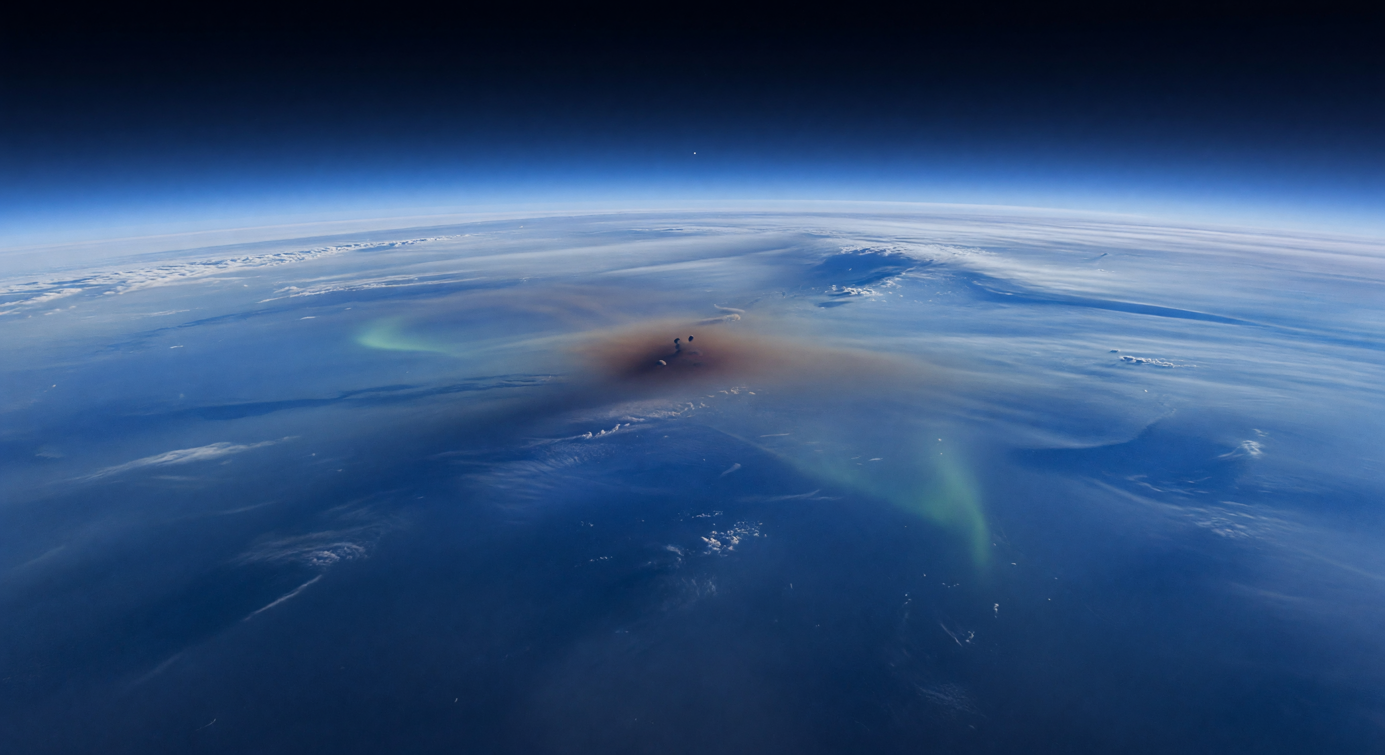 South Polar Warm-Spot Stratosphere