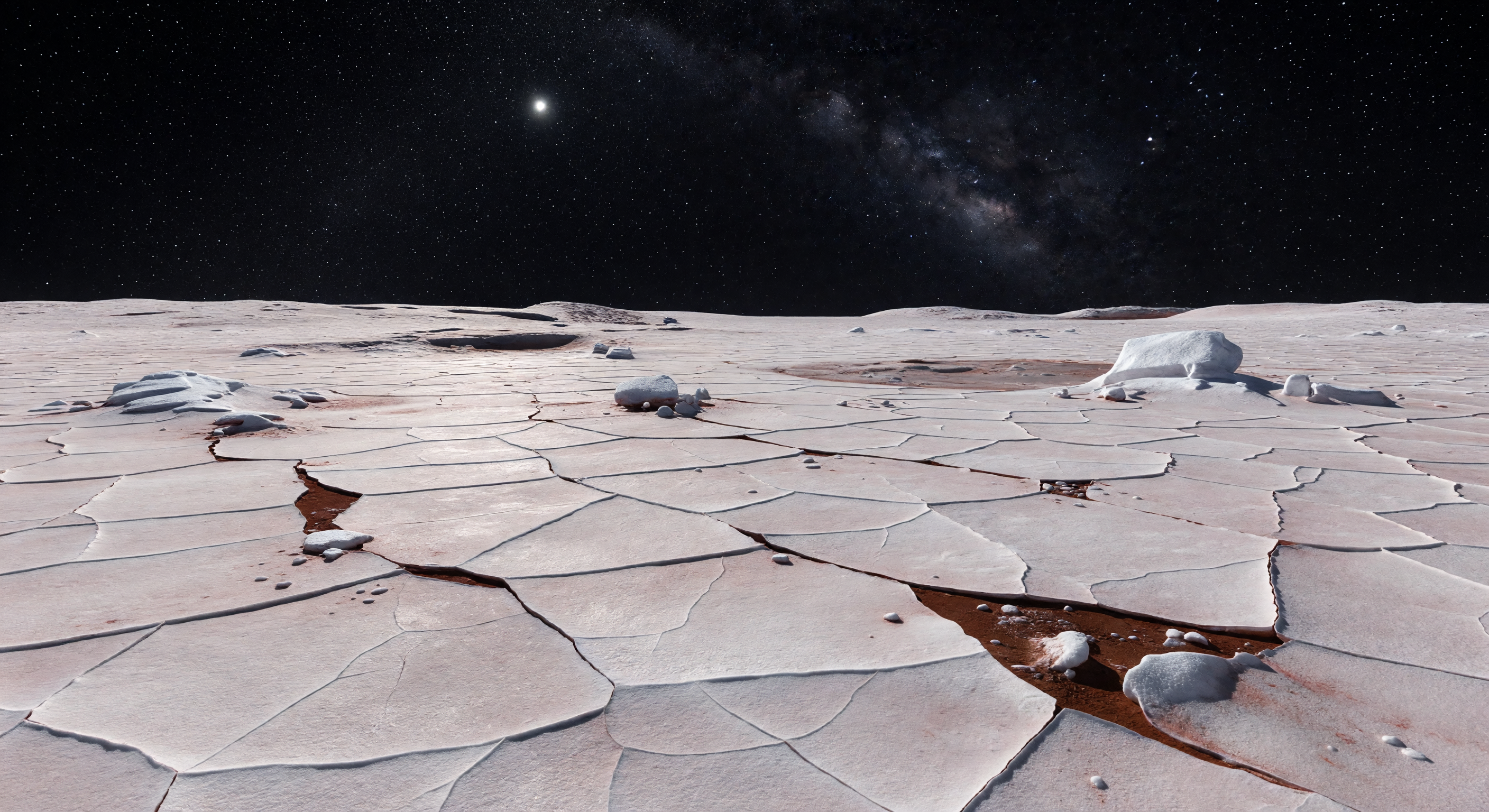 Polygon Frost Pavement