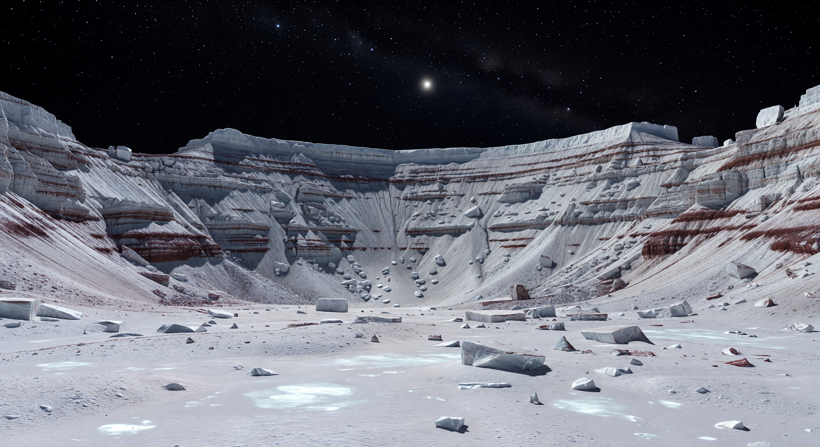 Layered Crater Basin