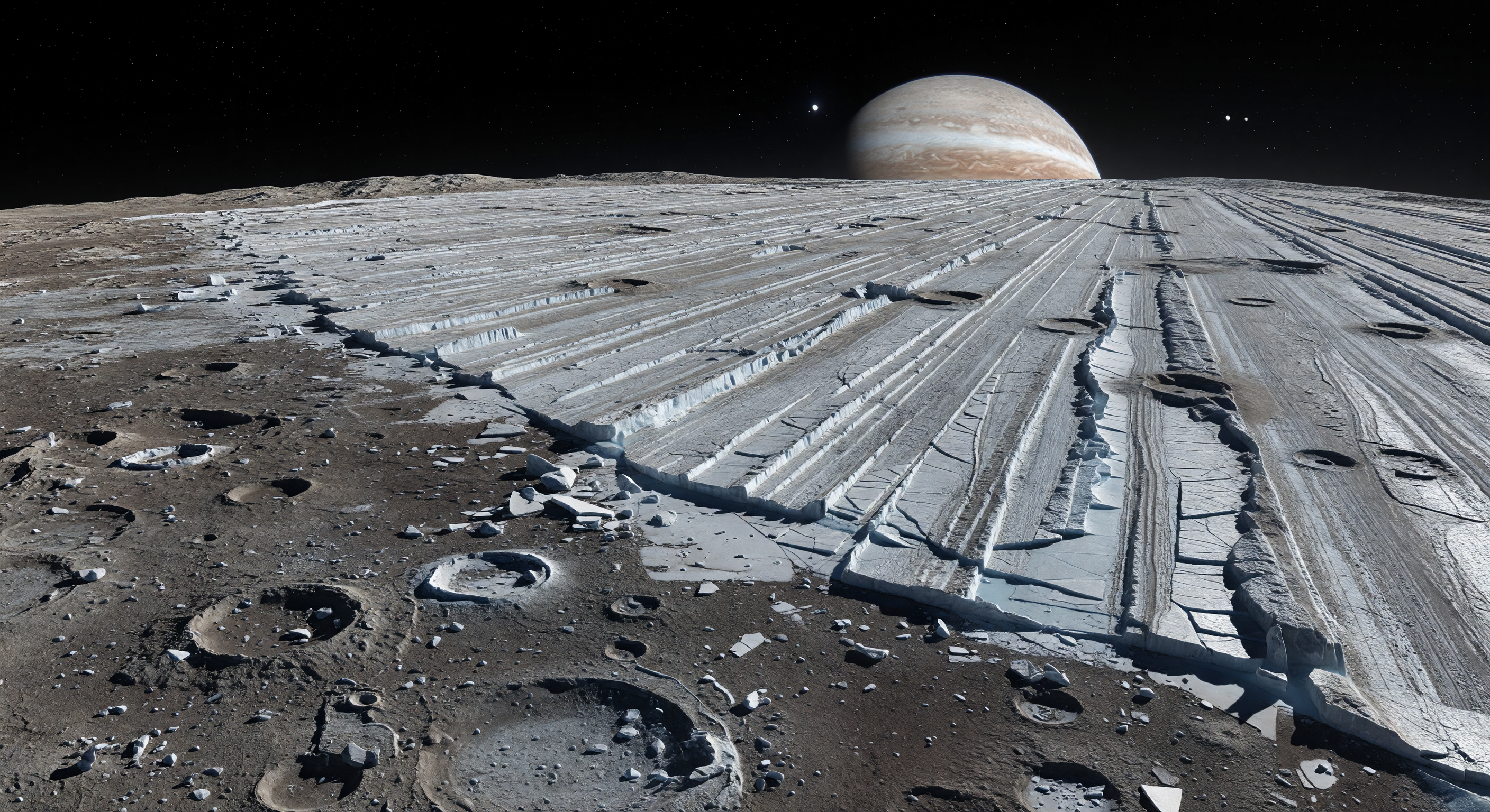 Frontier of Two Terrains