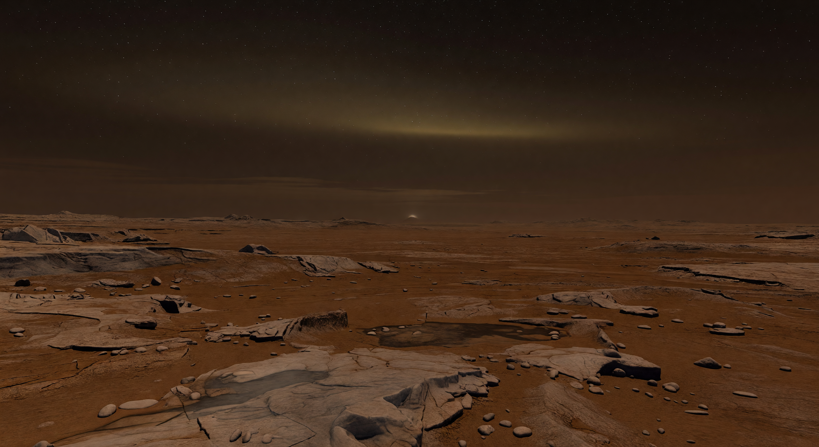 Faint Upper-Atmosphere Glow