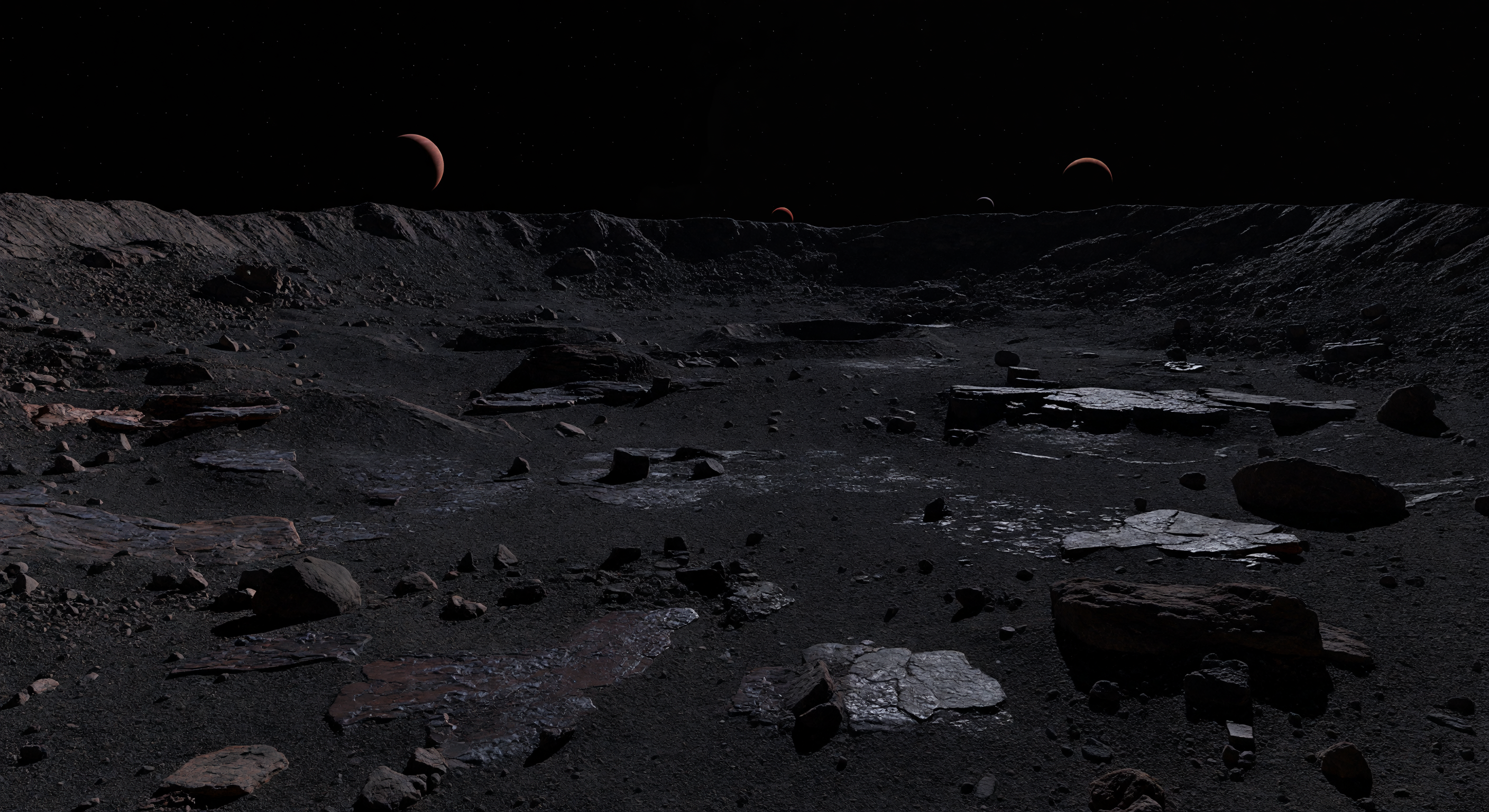 Nightside Cold Trap Basin