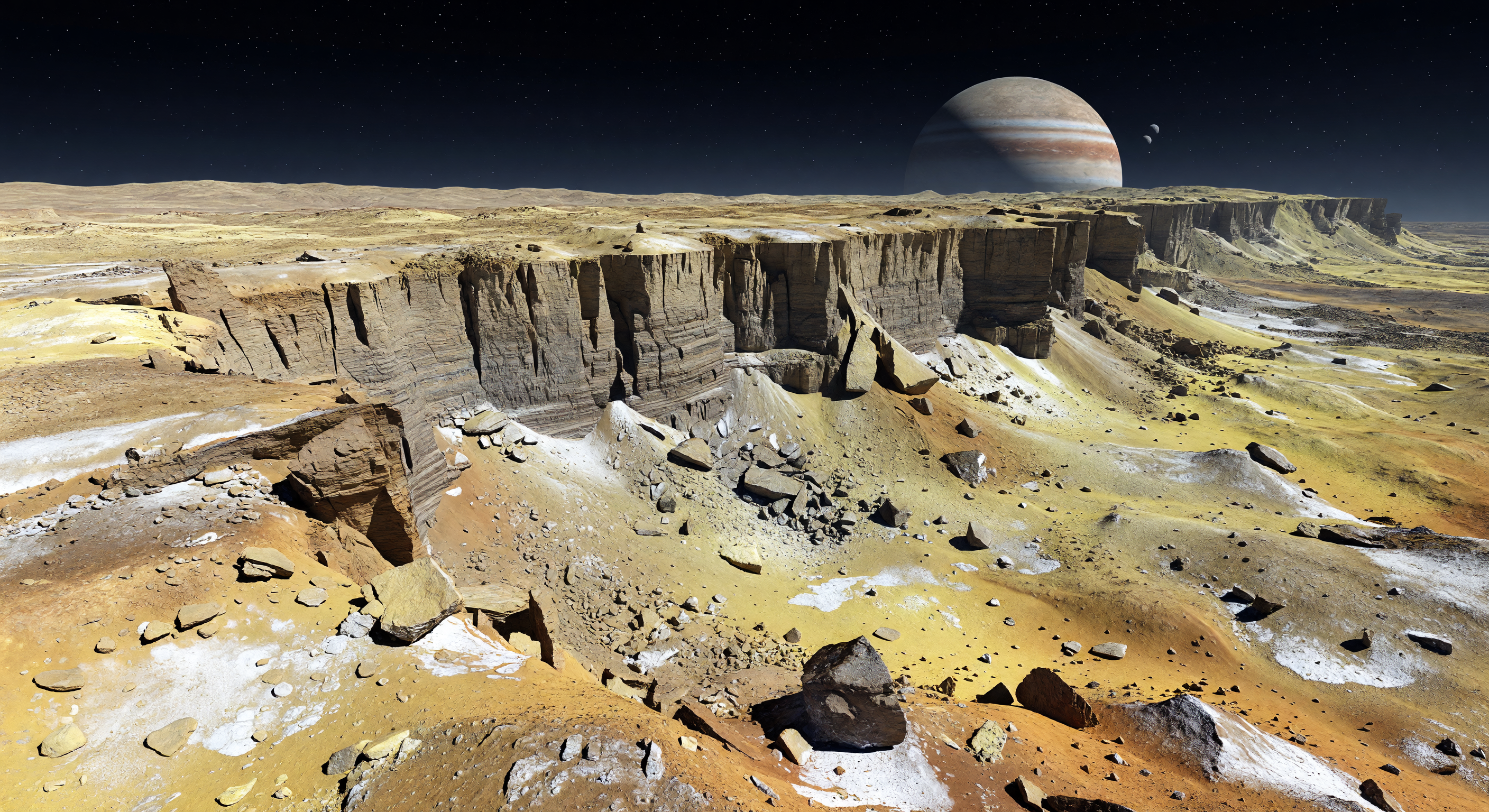 Scarp and Debris Apron