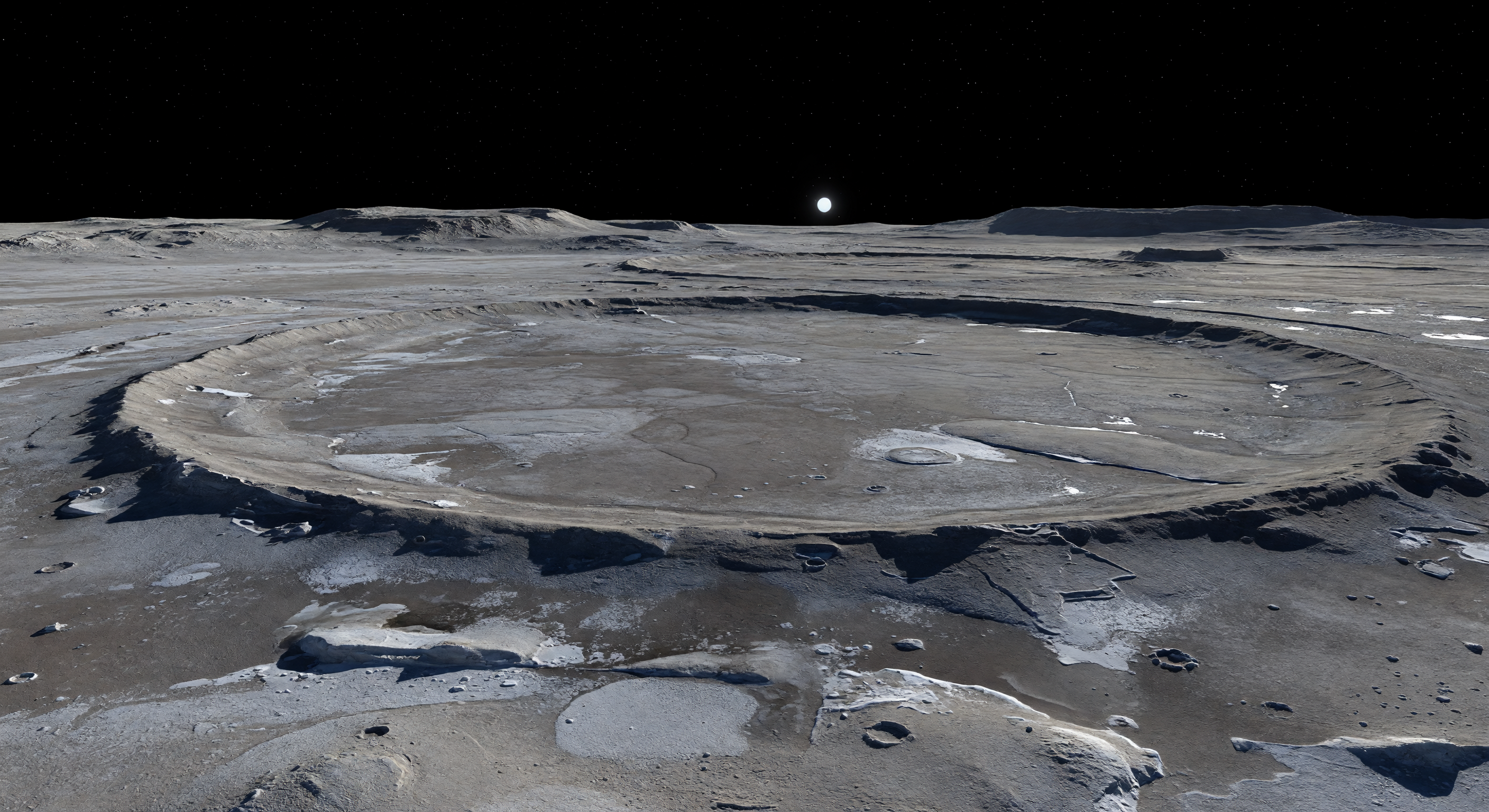 Relaxed Basin at Low Sun