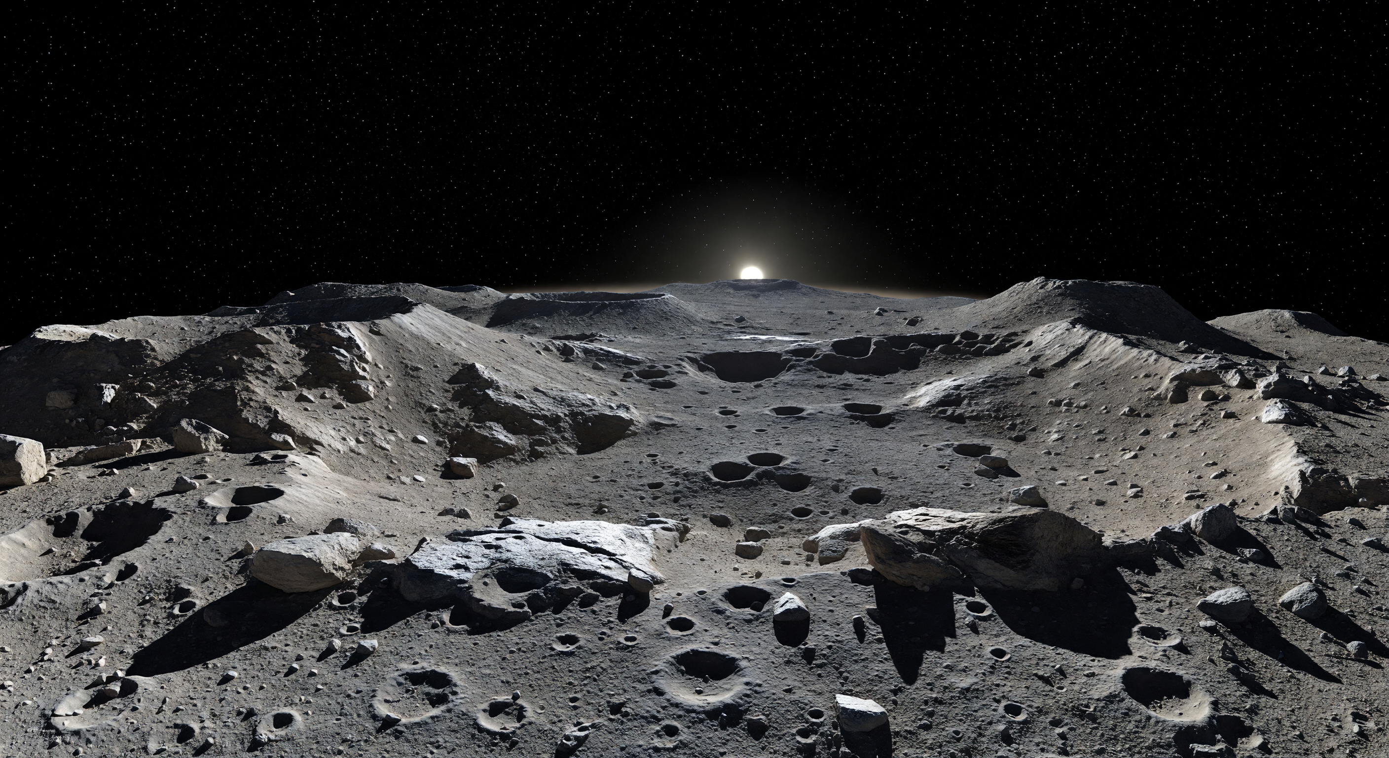 Terminator Over Craters