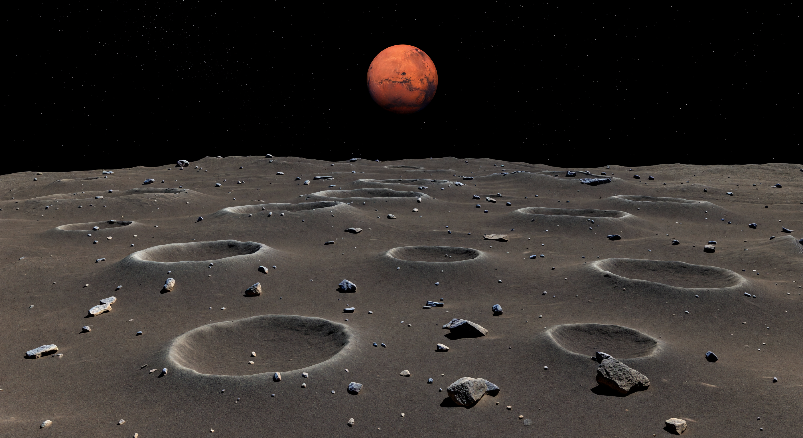 Fresh Microcrater Field