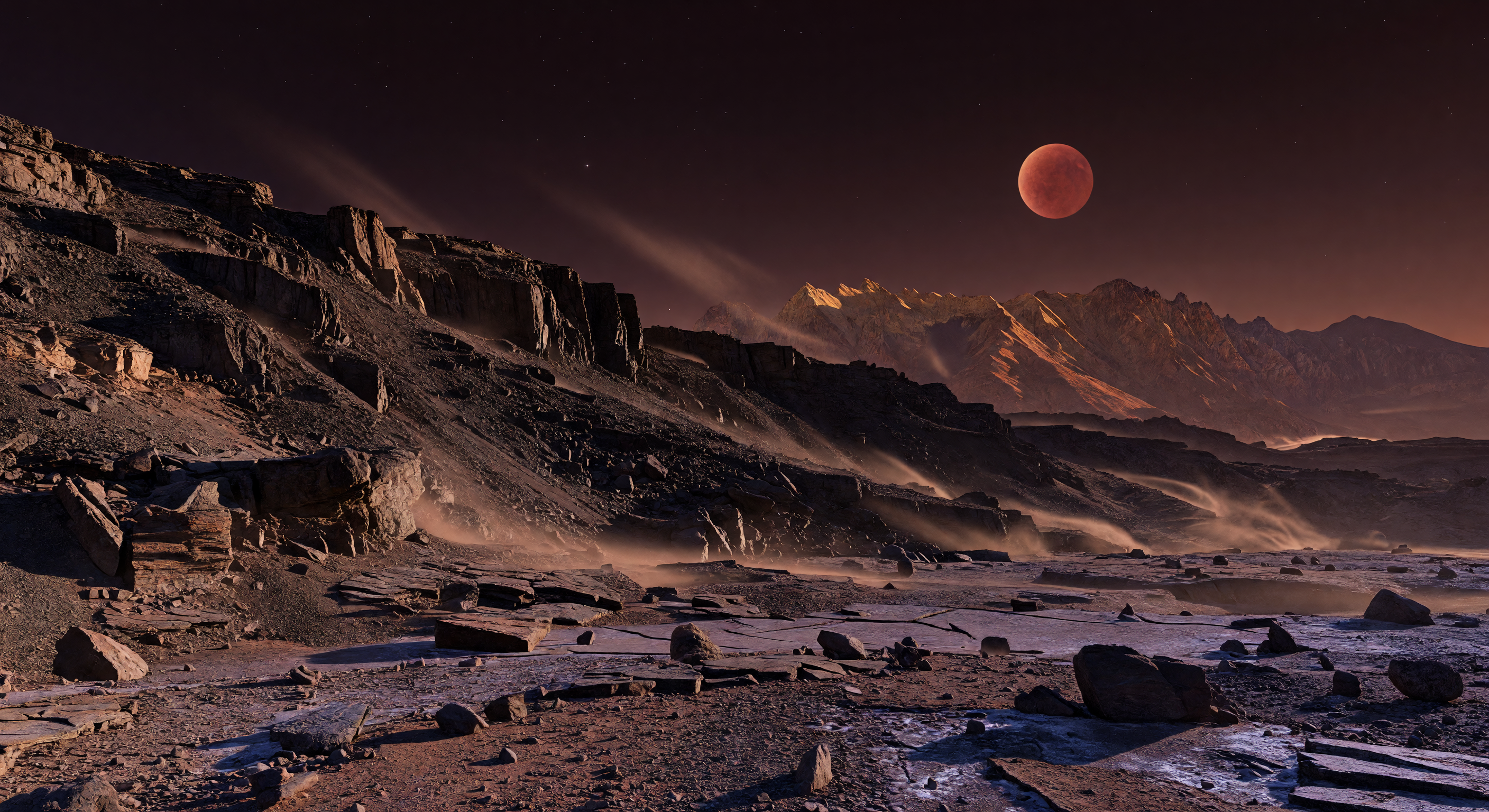 Twilight Highland Escarpment