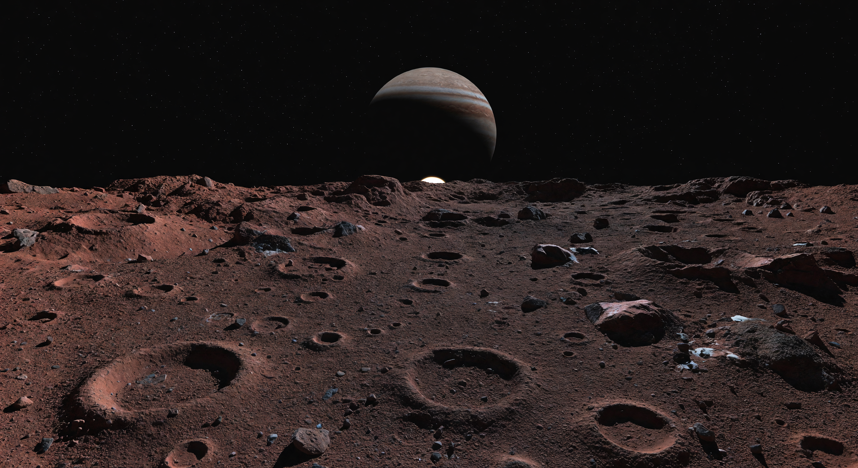 Microcrater Regolith Closeup