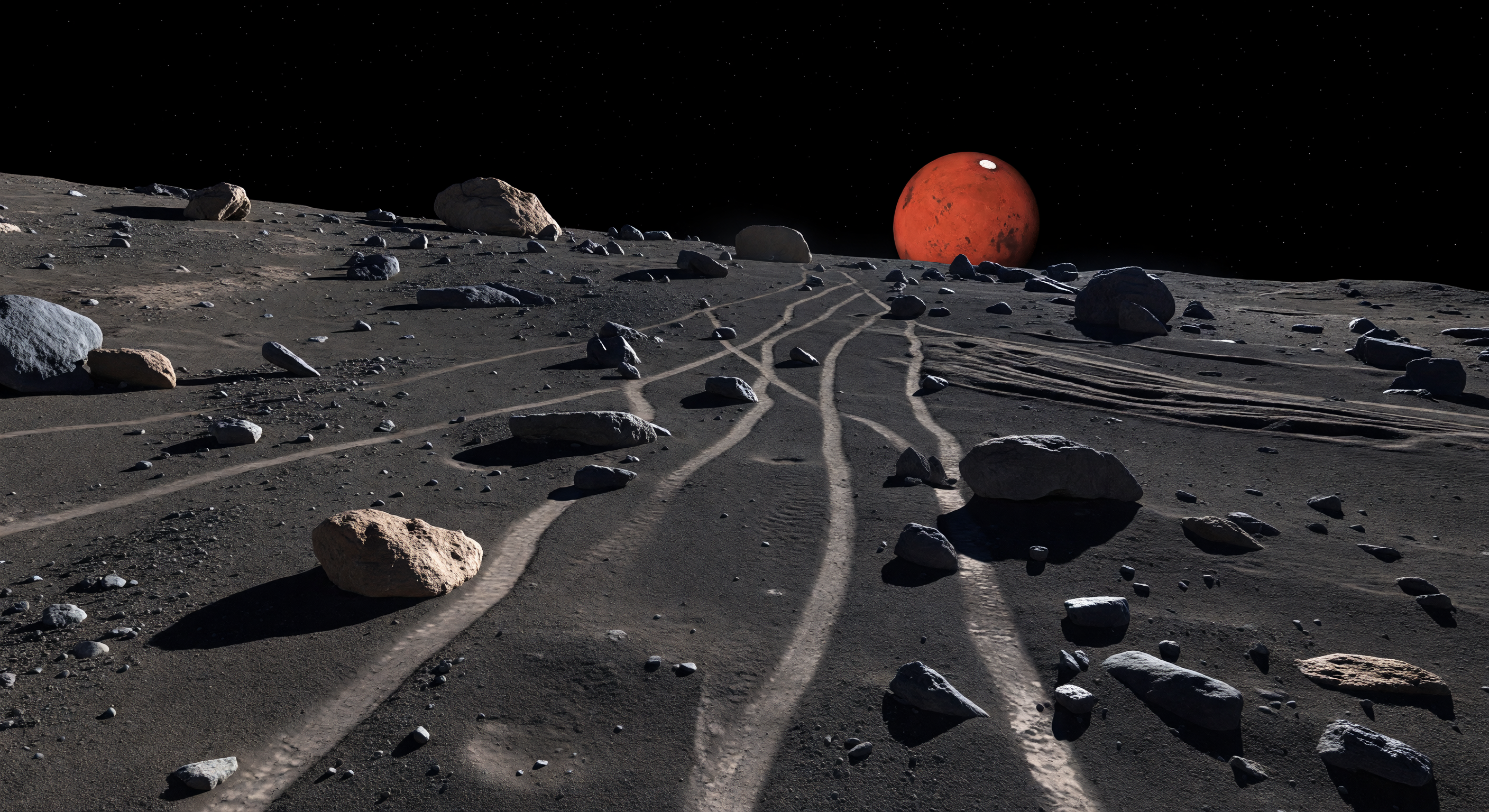 Rolling Boulder Tracks