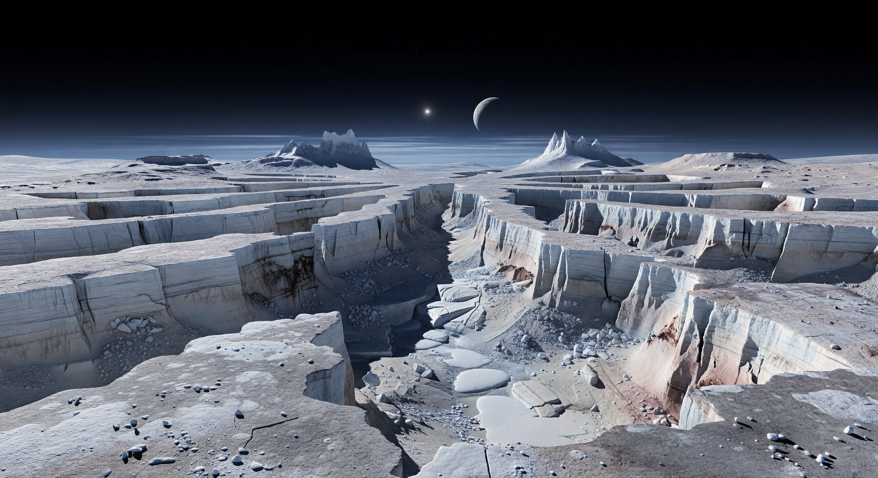 Sleipnir Fossa Radial Canyon System