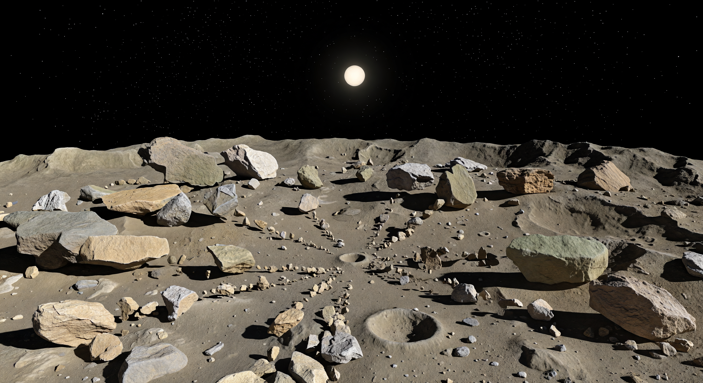 Precarious Ejecta Field