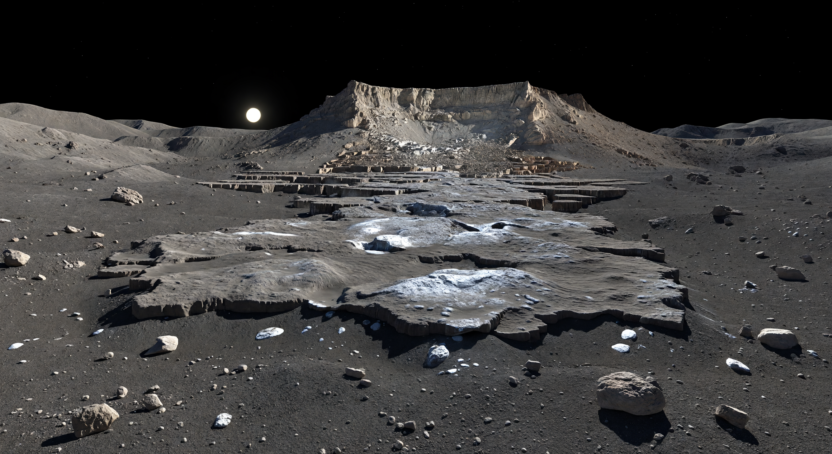 Lobate Landslide Tongue