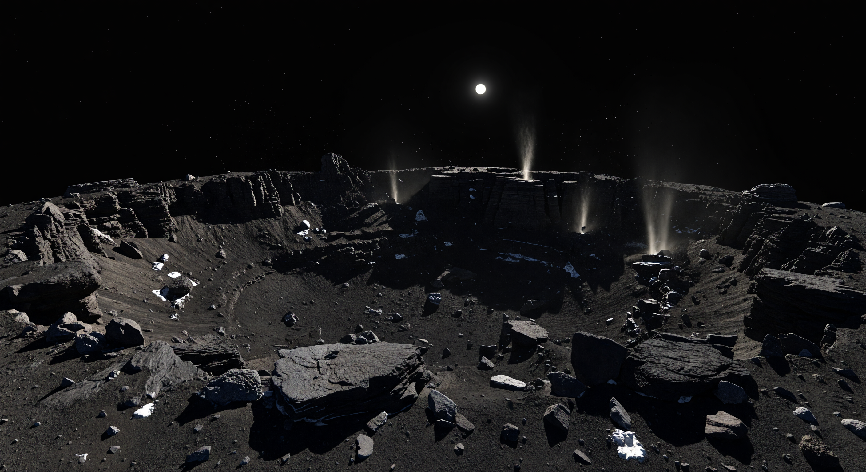 Pit Rim Over Blackness