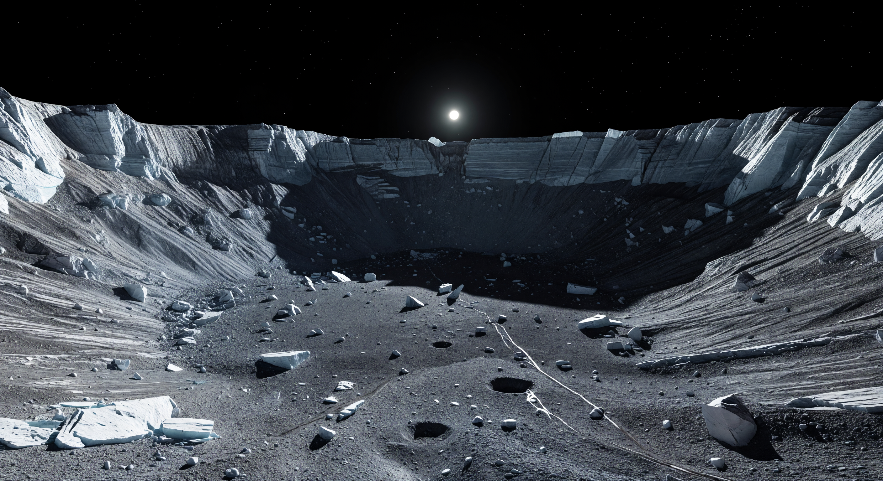 Crater Floor Shadow Basin