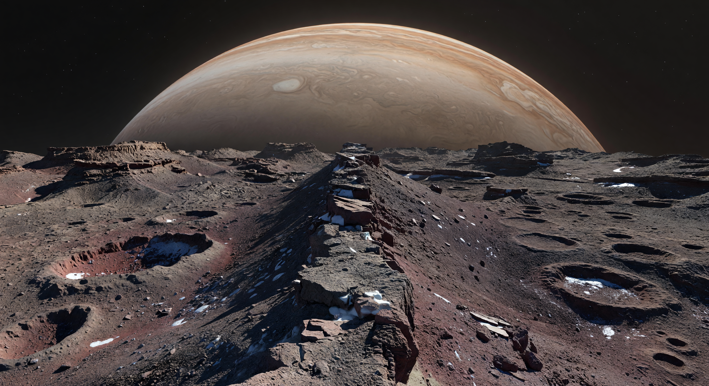 Sub-Jovian Ridge Line