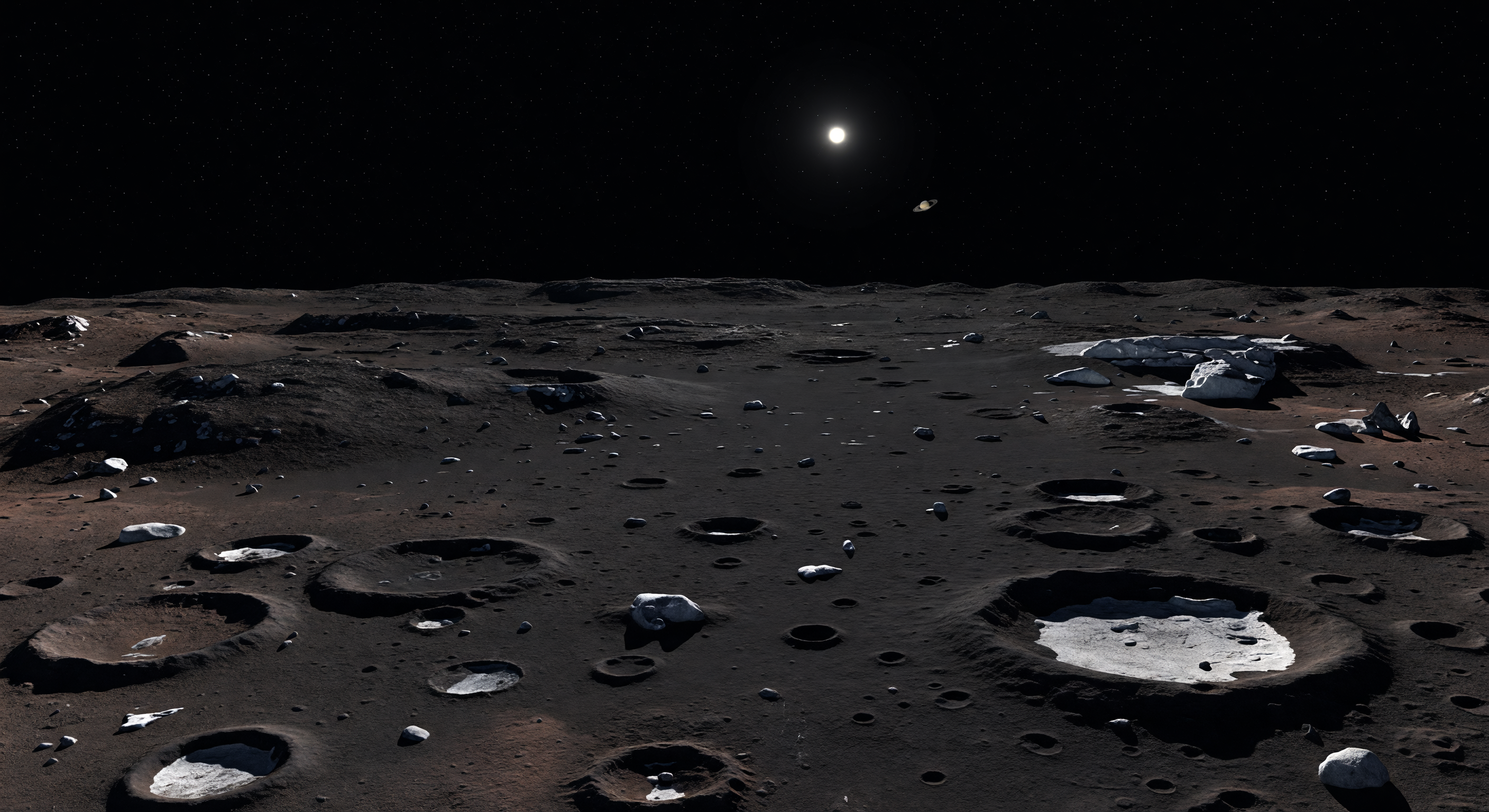 Cassini Regio Noon Plain