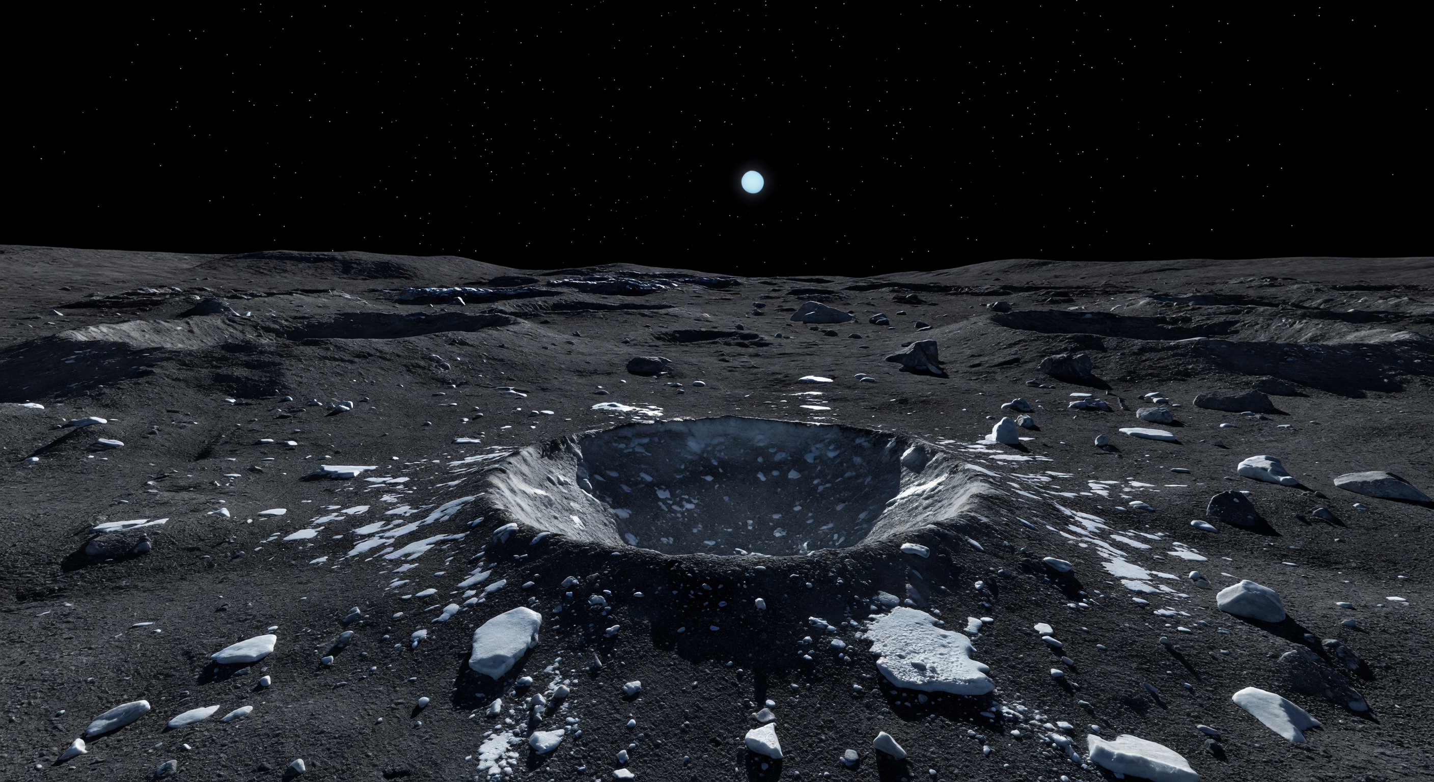 Cicatrice glaciale fresca