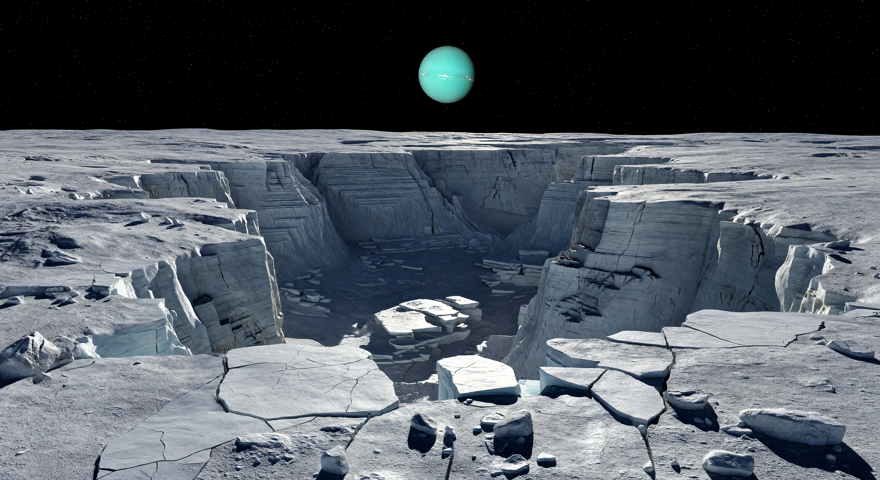 大峡谷の上の天王星