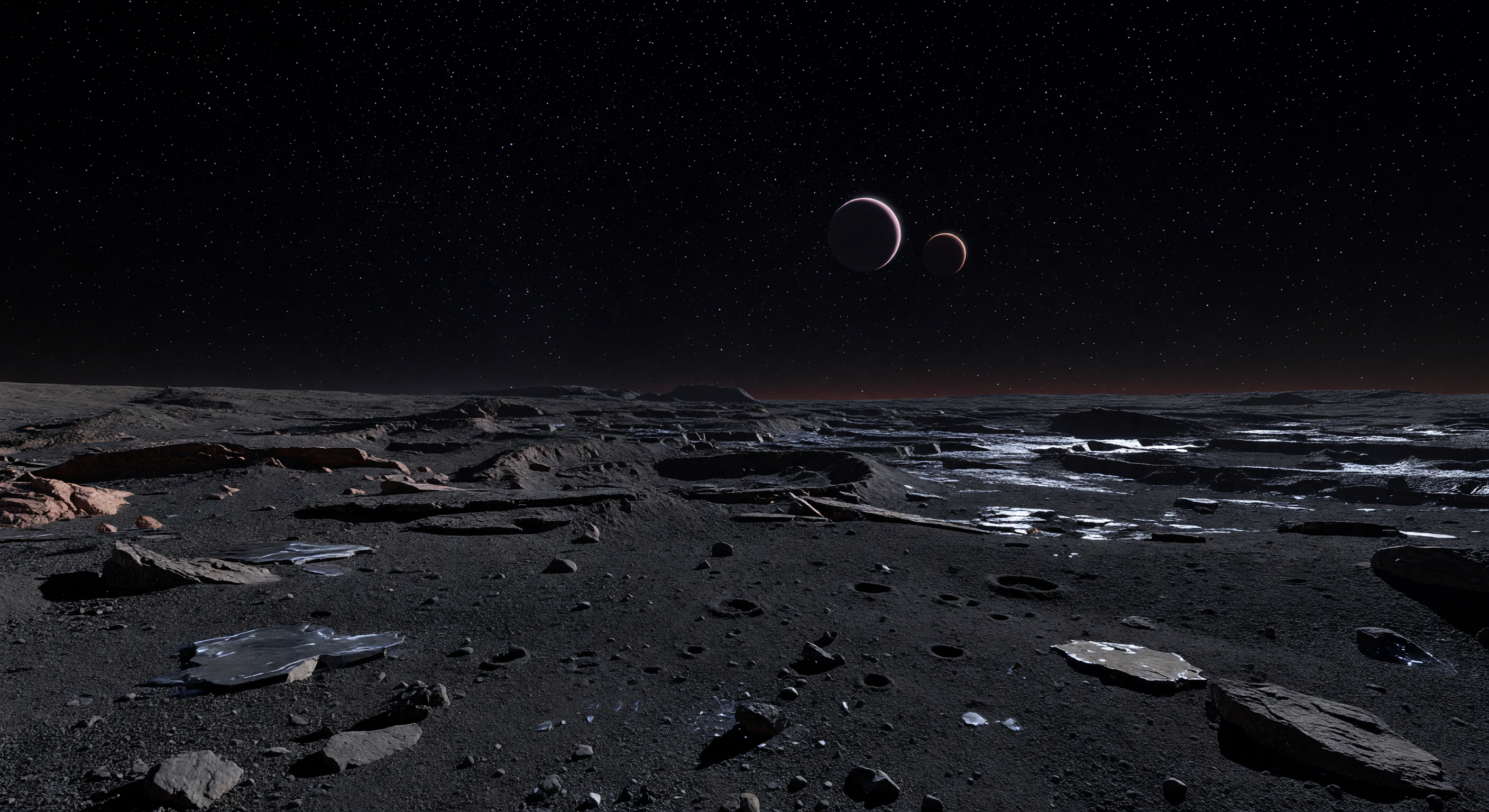 惑星を望む台地