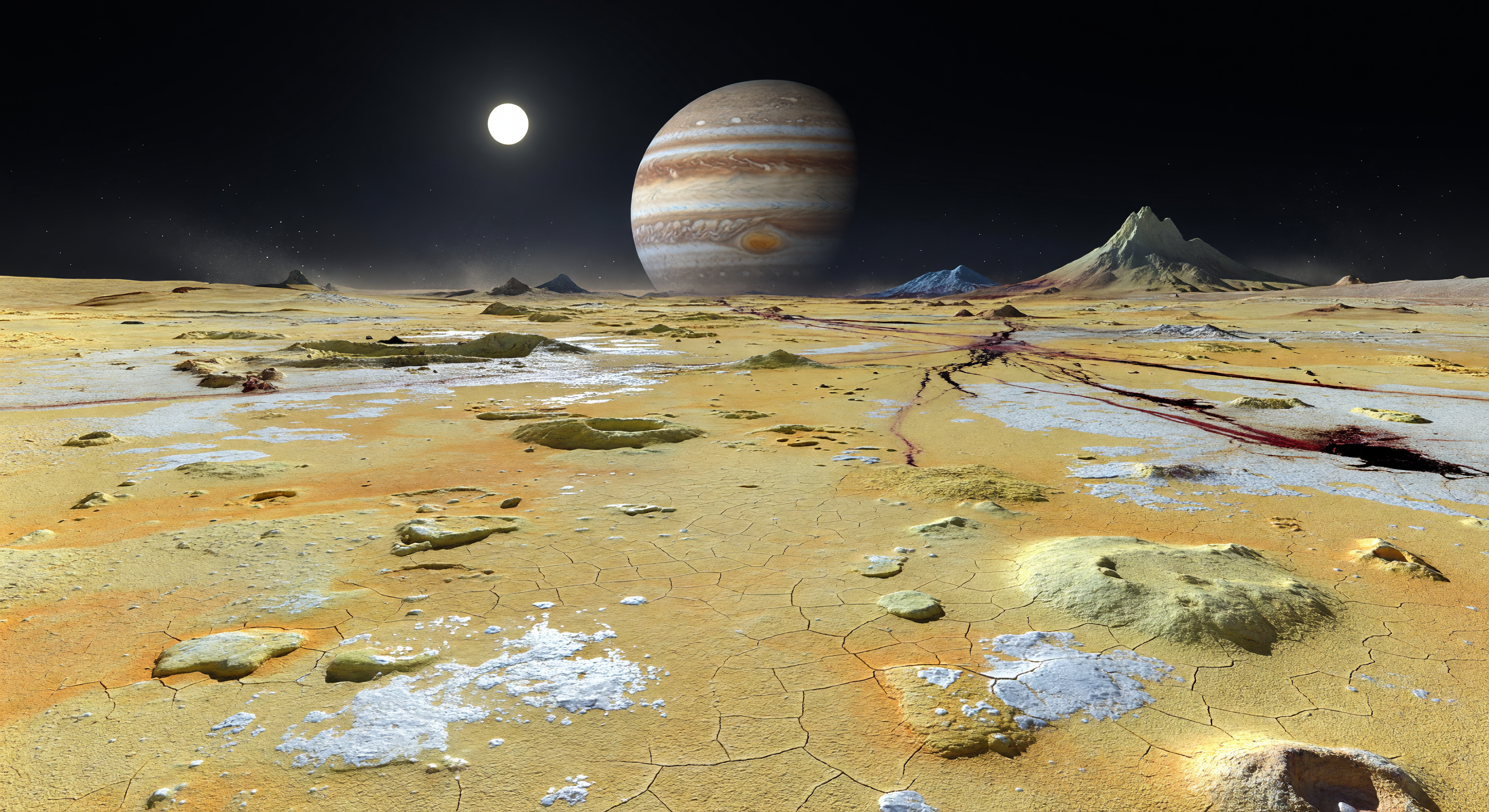 Sub-Jovian Sulfur Expanse